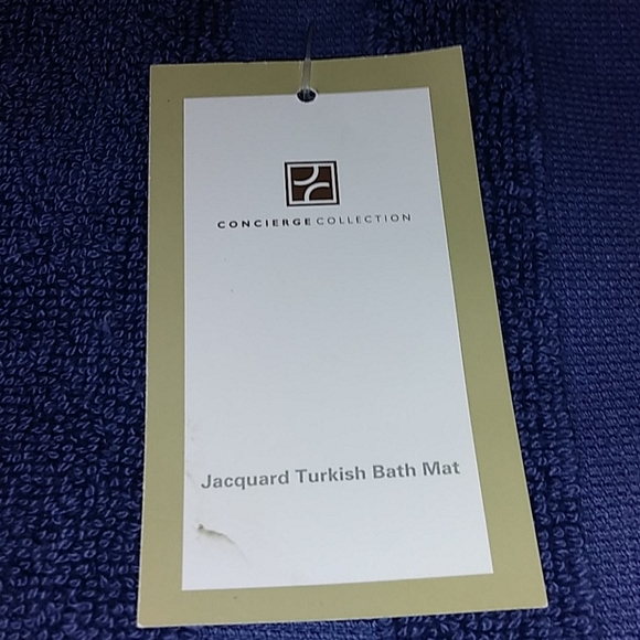 703 Concierge Collection Jacquard Turkish Bath Mat - Picture 4 of 5